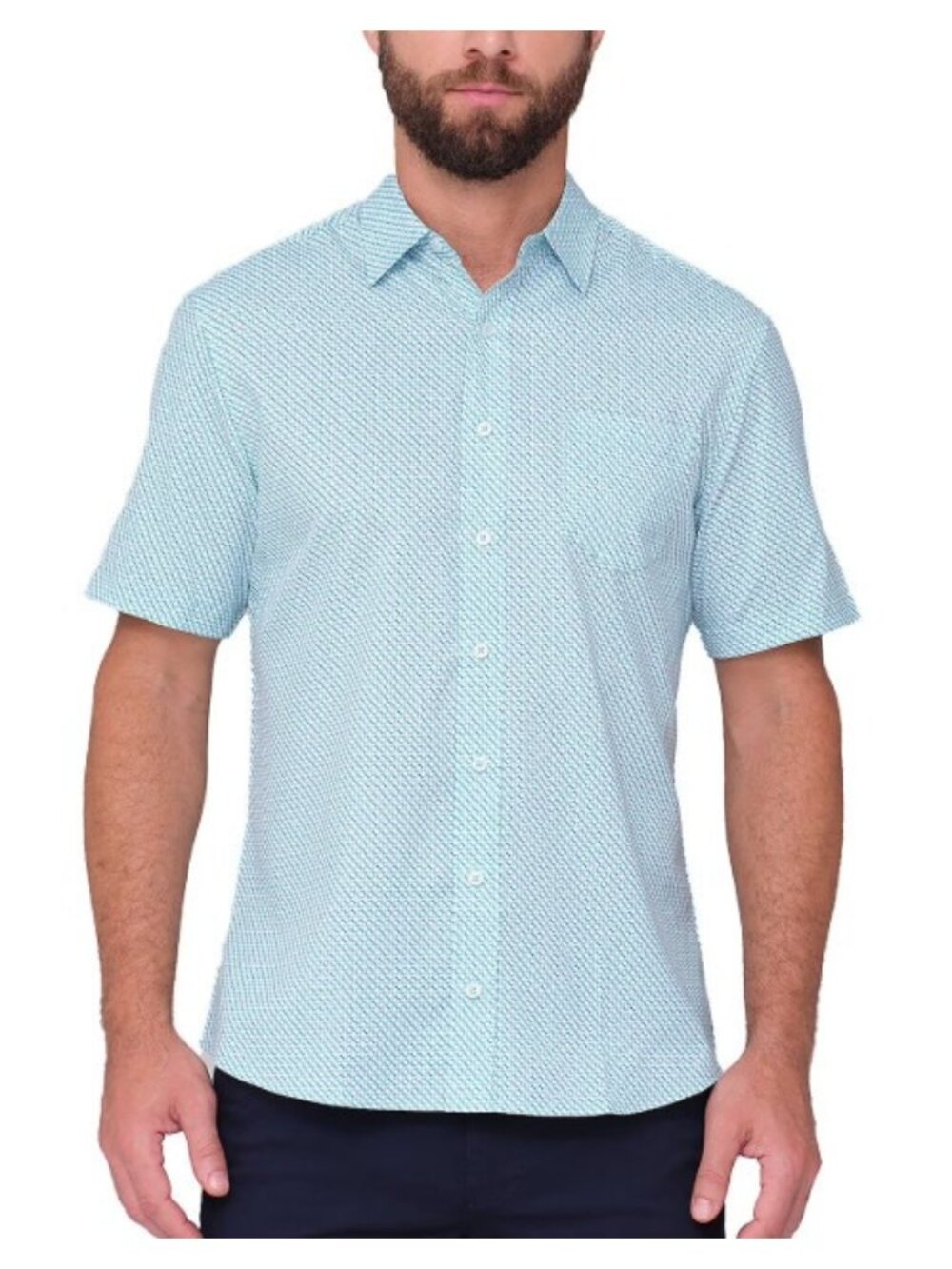 Nick Graham Men's Everywhere Short Sleeve Printed Shirt-Size Small-NWOT